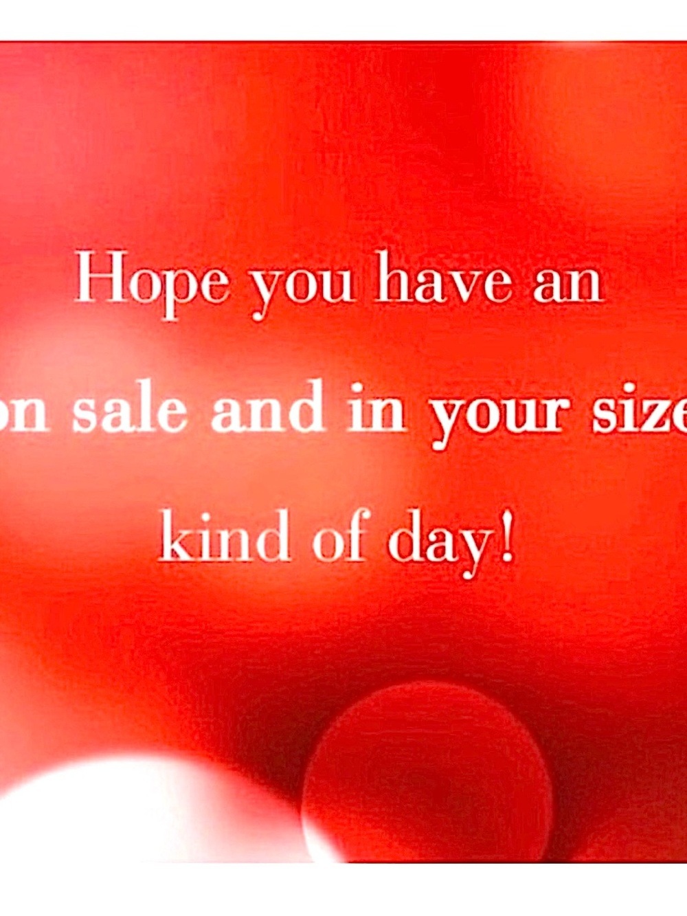 A great day always starts with a little retail magic!